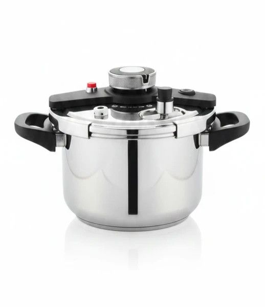 زودپز تونیش مدل TN1106 ظرفیت ۶ لیتر با بدنه استیل ، واشر اضافه و سوپاپ وزنی 