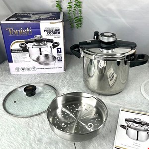 زودپز تونیش مدل TN1107 ظرفیت ۷ لیتر با بدنه استیل ضد زنگ